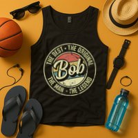 Bob Personal Name First Name Retro Bob Tank Top