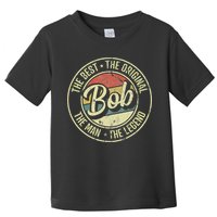 Bob Personal Name First Name Retro Bob Toddler T-Shirt
