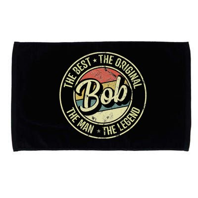 Bob Personal Name First Name Retro Bob Microfiber Hand Towel