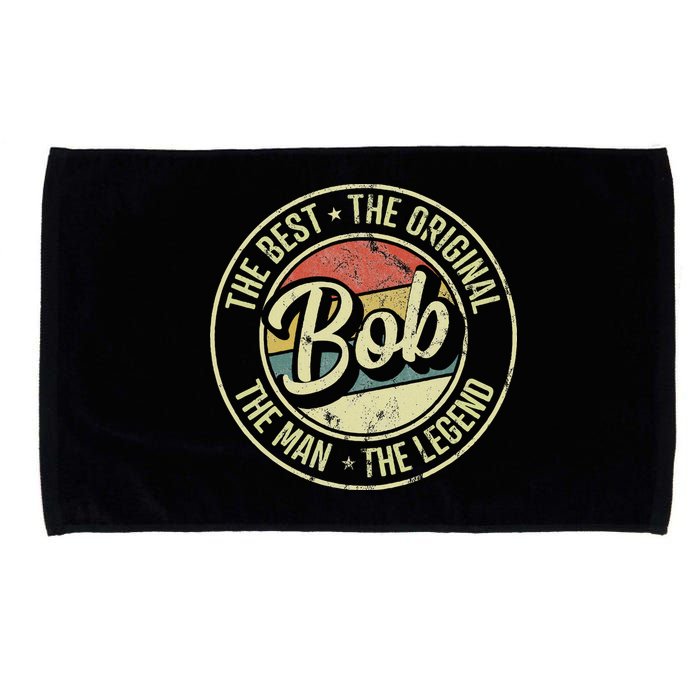 Bob Personal Name First Name Retro Bob Microfiber Hand Towel