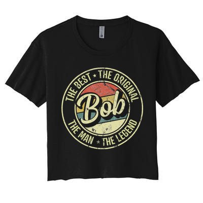 Bob Personal Name First Name Retro Bob Crop Top