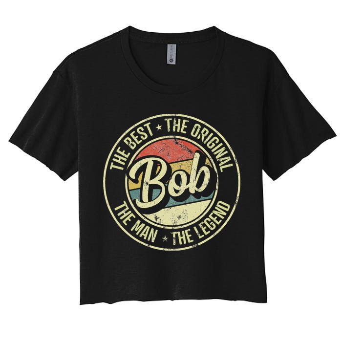 Bob Personal Name First Name Retro Bob Crop Top