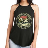 Bob Personal Name First Name Retro Bob Women's Perfect Tri Rocker Tank