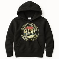 Bob Personal Name First Name Retro Bob Kids Hoodie