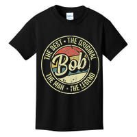 Bob Personal Name First Name Retro Bob Kids T-Shirt
