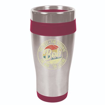 Bob Personal Name First Name Retro Bob 16oz Travel Tumbler