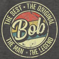 Bob Personal Name First Name Retro Bob Vector Backpack