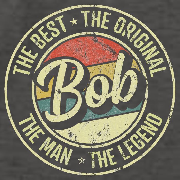 Bob Personal Name First Name Retro Bob Vector Backpack