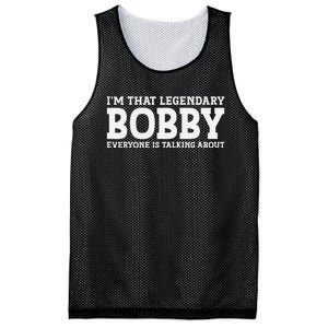 Bobby Personal Name First Name Funny Bobby Mesh Reversible Basketball Jersey Tank