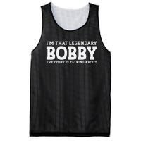 Bobby Personal Name First Name Funny Bobby Mesh Reversible Basketball Jersey Tank