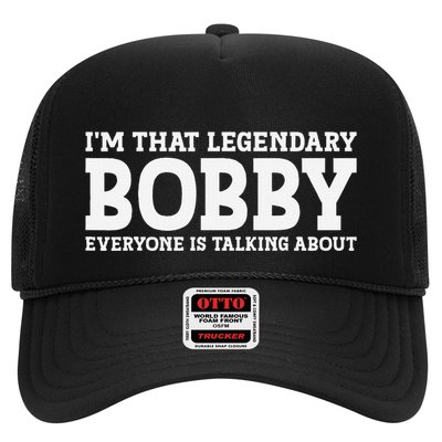 Bobby Personal Name First Name Funny Bobby Trucker Hat