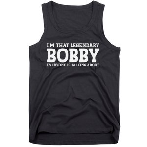 Bobby Personal Name First Name Funny Bobby Tank Top