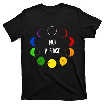 Bi Pride Not A Phase Bisexual Pride LGBT LGBTQ Pride Month T-Shirt