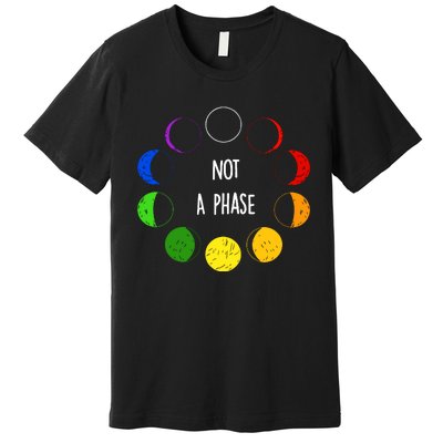 Bi Pride Not A Phase Bisexual Pride LGBT LGBTQ Pride Month Premium T-Shirt