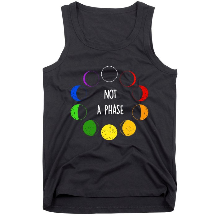 Bi Pride Not A Phase Bisexual Pride LGBT LGBTQ Pride Month Tank Top