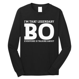 Bo Personal Name Funny Bo Long Sleeve Shirt