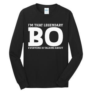 Bo Personal Name Funny Bo Tall Long Sleeve T-Shirt