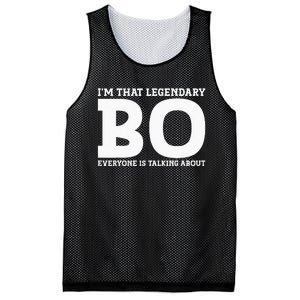 Bo Personal Name Funny Bo Mesh Reversible Basketball Jersey Tank