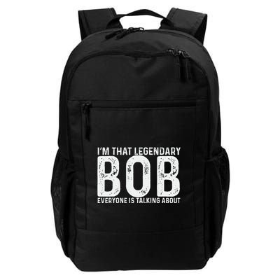 Bob Personal Name First Name Funny Bob Daily Commute Backpack