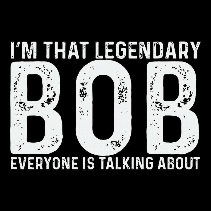 Bob Personal Name First Name Funny Bob Drawstring Bag