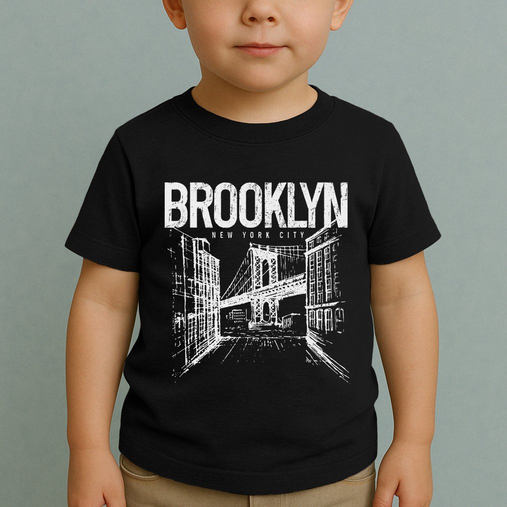 Brooklyn Pride Nyc New York City Ny Brooklyn Bridge Toddler T-Shirt