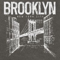 Brooklyn Pride Nyc New York City Ny Brooklyn Bridge Cotton Canvas Backpack