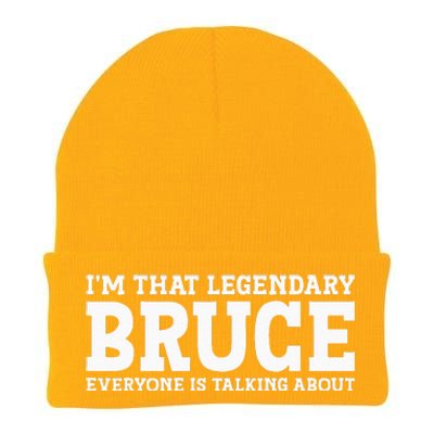 Bruce Personal Name Funny Bruce Knit Cap Winter Beanie