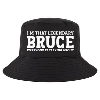 Bruce Personal Name Funny Bruce Cool Comfort Performance Bucket Hat