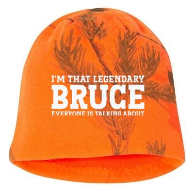 Bruce Personal Name Funny Bruce Kati - Camo Knit Beanie