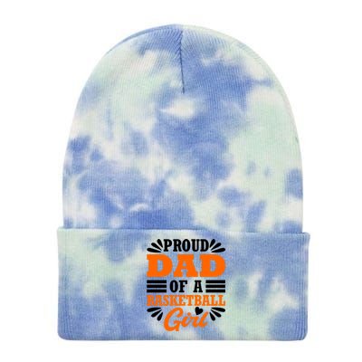 Basketball Proud Of A Basketball Girl Tie Dye 12in Knit Beanie