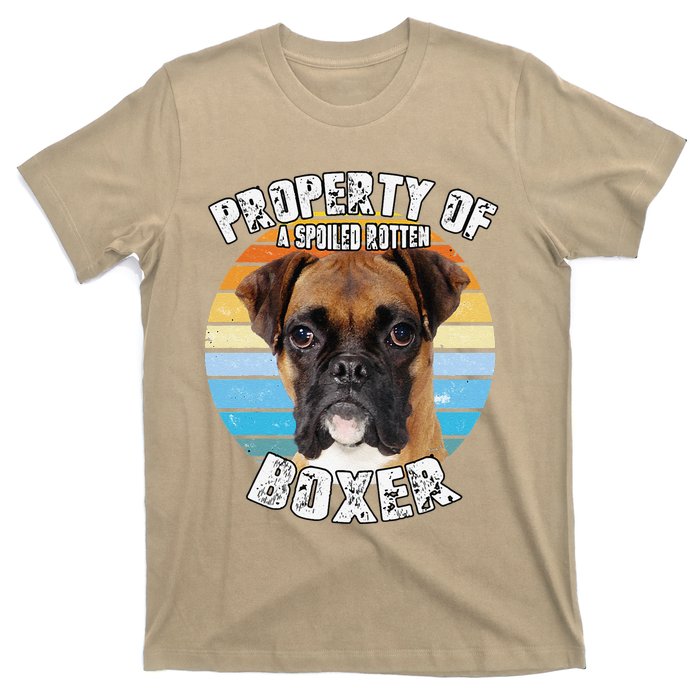 Boxer Property Of Retro Cute Dog T-Shirt