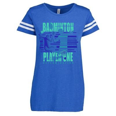 Badminton Player One Funny Gift Enza Ladies Jersey Football T-Shirt