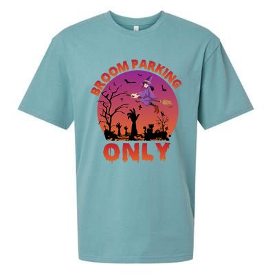 Broom Parking Only Gift Sueded Cloud Jersey T-Shirt