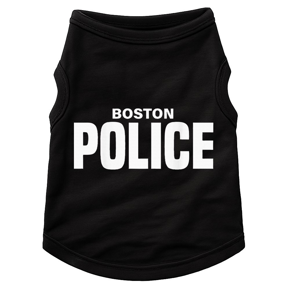 Boston Police Officer Massachusetts Policeman Duty Doggie Tank