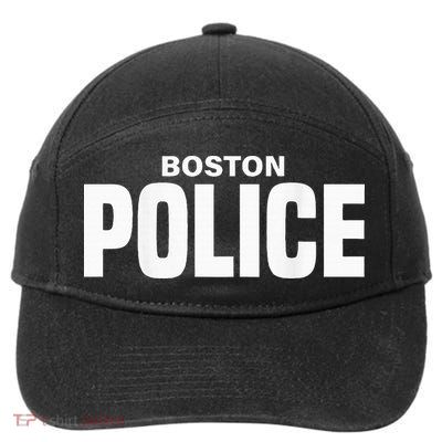 Boston Police Officer Massachusetts Policeman Duty 7-Panel Snapback Hat