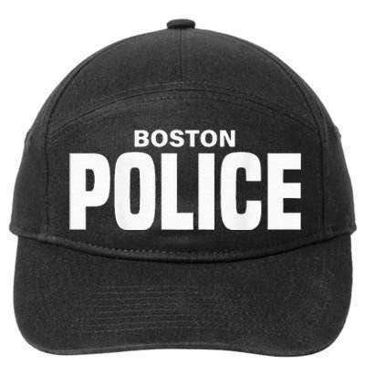 Boston Police Officer Massachusetts Policeman Duty 7-Panel Snapback Hat