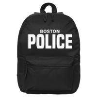 Boston Police Officer Massachusetts Policeman Duty 16 in Basic Backpack