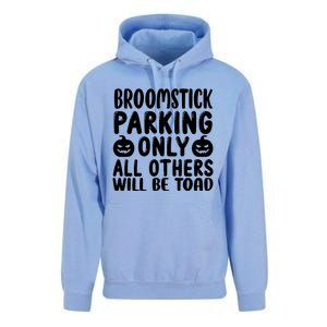 Broomstick Parking Only All Other Will Be Toad Gift Unisex Surf Hoodie