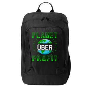 Backprint Planet Over Profit Gift City Backpack