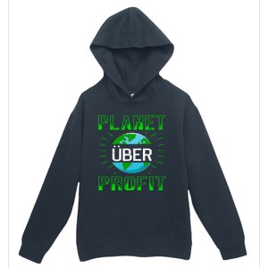 Backprint Planet Over Profit Gift Urban Pullover Hoodie