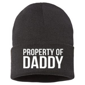 BDSM Property Of Daddy Roleplay Dominant Role Kink Wear Sustainable Knit Beanie