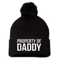 BDSM Property Of Daddy Roleplay Dominant Role Kink Wear Pom Pom 12in Knit Beanie