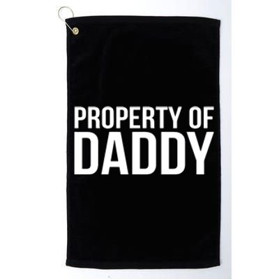 BDSM Property Of Daddy Roleplay Dominant Role Kink Wear Platinum Collection Golf Towel