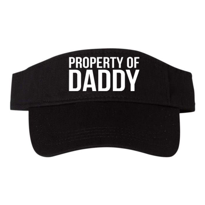 BDSM Property Of Daddy Roleplay Dominant Role Kink Wear Valucap Bio-Washed Visor