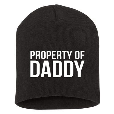 BDSM Property Of Daddy Roleplay Dominant Role Kink Wear Short Acrylic Beanie