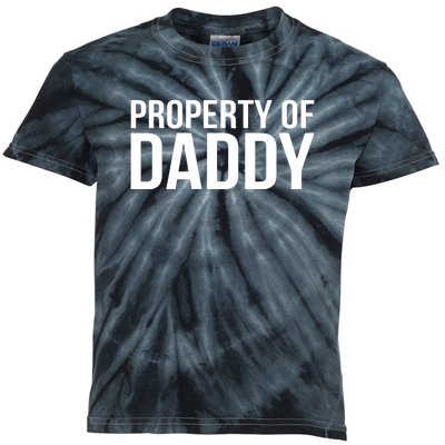 BDSM Property Of Daddy Roleplay Dominant Role Kink Wear Kids Tie-Dye T-Shirt