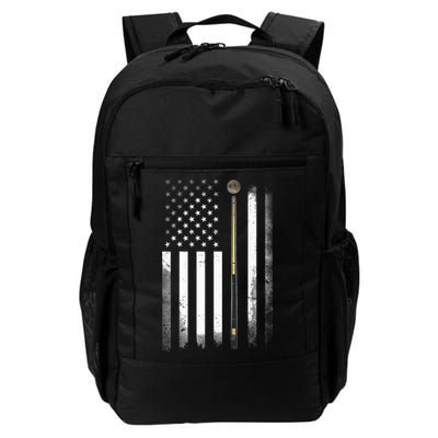 Billiards Pool Player Table USA US American Flag Daily Commute Backpack