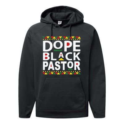 Black Pastor Preacher Minister Black History Month Gift Performance Fleece Hoodie