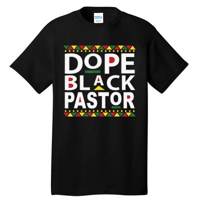 Black Pastor Preacher Minister Black History Month Gift Tall T-Shirt