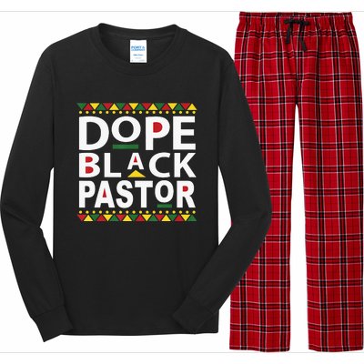 Black Pastor Preacher Minister Black History Month Gift Long Sleeve Pajama Set